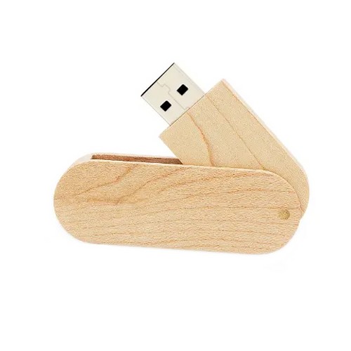 Houten USB stick Twister binnen 1 week