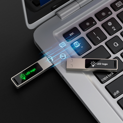 USB stick LED metaal