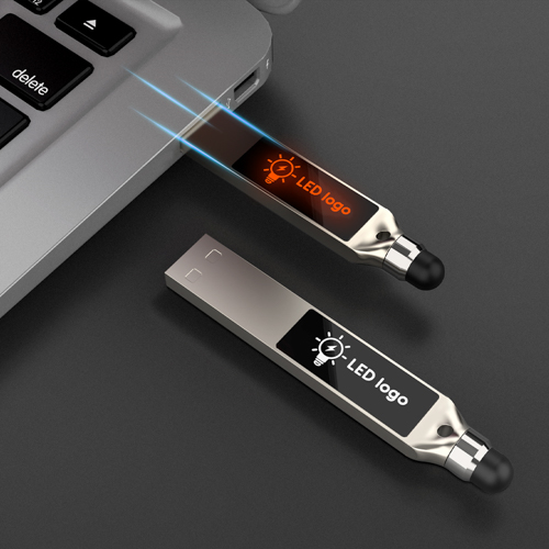 USB stick LED stylus