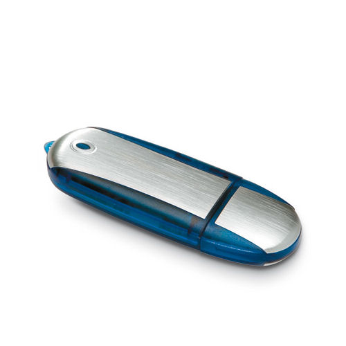 USB stick Manja, transparant blauw