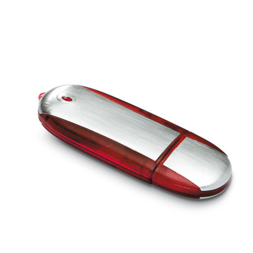 USB stick Manja,  transparant rood