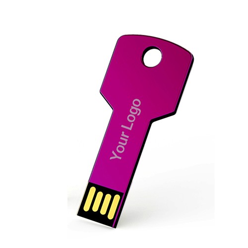 USB stick Sleutel,  roze