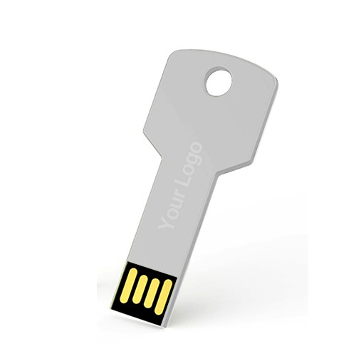 USB stick Sleutel,  zilver