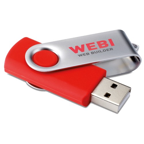 USB stick Twister,  rood