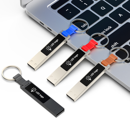 USB stick sleutelhanger lichtgevend